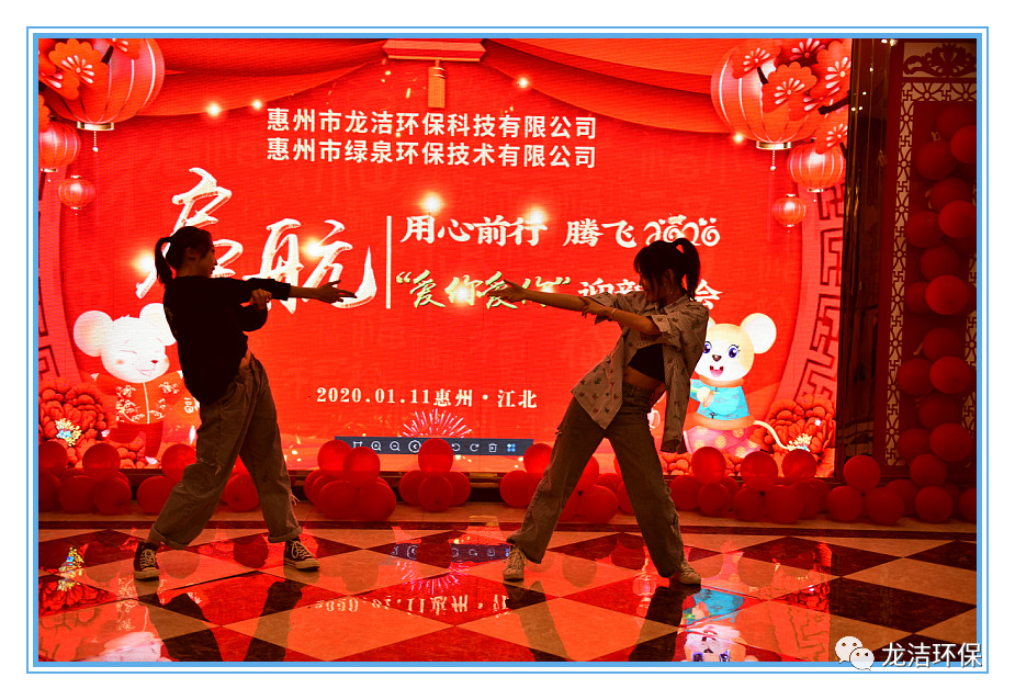 用心前行 腾飞2020 龙洁环保“爱你爱你”迎新晚会(图8)