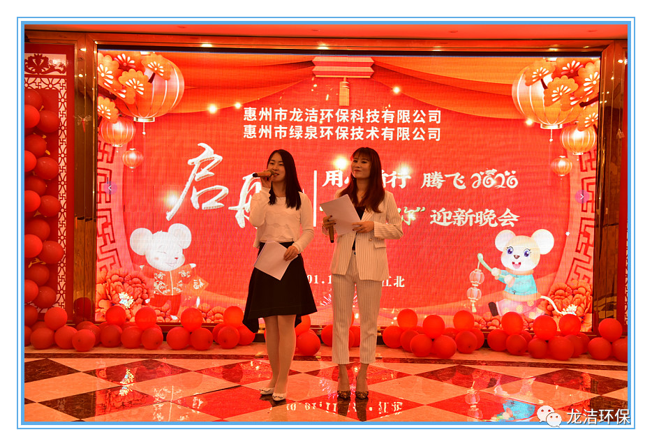 用心前行 腾飞2020 龙洁环保“爱你爱你”迎新晚会(图4)